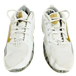 Nike Fly.By Basketball Shoes White Gold ISOFLY Youth 5Y FN4384-100